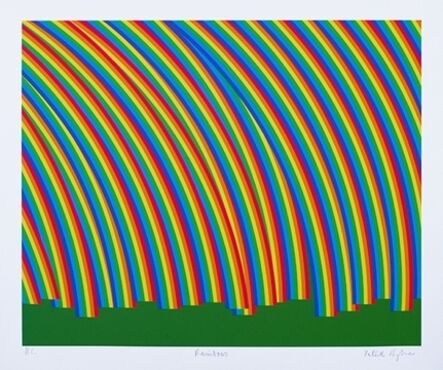 Patrick Hughes, ‘Rainbows’, 2020