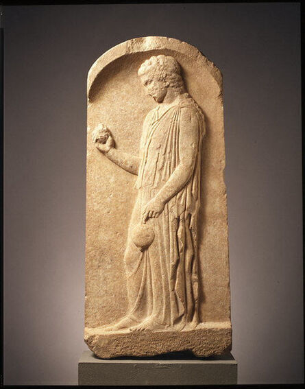 Unknown Greek, ‘Marble stele (grave marker) of a young girl’, ca. 440–425 B.C.