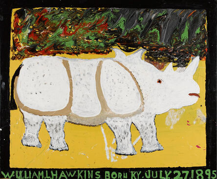 William Hawkins, ‘Rhinoceros’, 1983