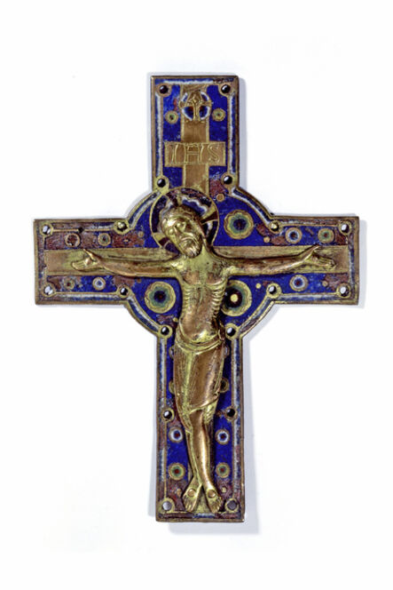 Unknown Artist, ‘Crucifix Mount and Processional Crucifix, Limoges’, ca. 1200