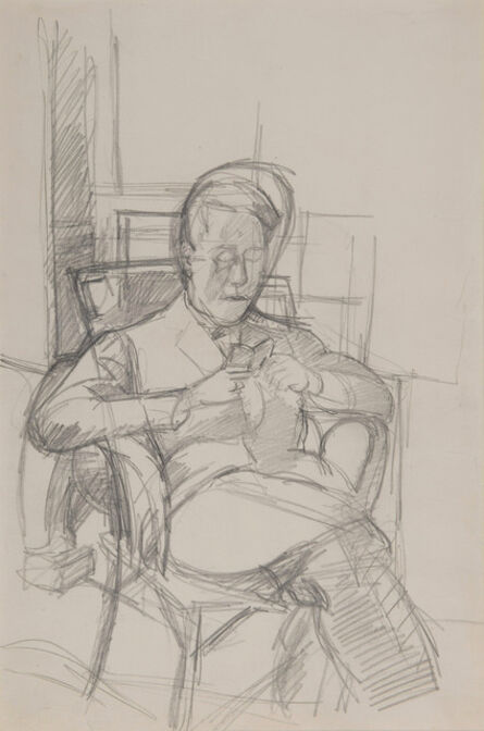 Alberto Giacometti, ‘Bruno lisant’, 1927-1928