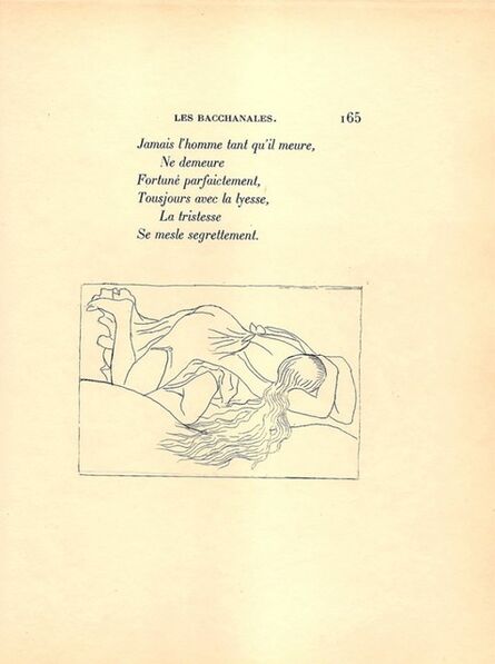 Aristide Maillol, ‘Livret de folastries’, 1938