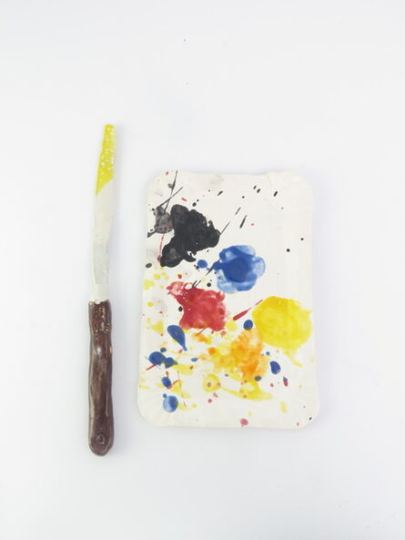 Rose Eken, ‘Sausage papertray palette with spatular’, 2015