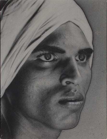 Lionel Wendt, ‘Untitled (Portrait of man with turban)’, ca. 1934-38