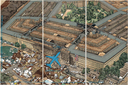 Yang Jiechang 杨诘苍, ‘Crying Landscape: Pentagon after 9/11 会叫的风景’, 2002
