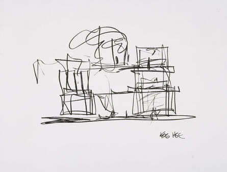 Frank Gehry, ‘Study for New Frank Gehry House’, 2004