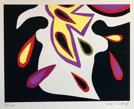 William Scharf, ‘Bright Vibrant Pop Art Silkscreen NYC Abstract Expressionist’, 1970-1979