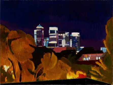 Daniel Preece, ‘Canary Wharf From The Roof’, 2005