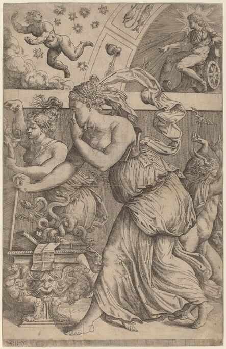 Master Z.B.M., ‘Pandora Opening Her Box’, 1557