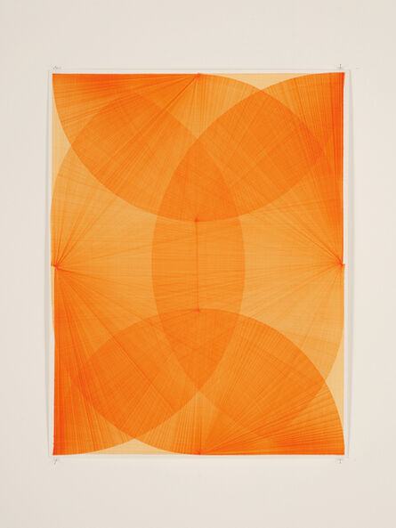 Thomas Trum, ‘Four Orange Lines 10’, 2020