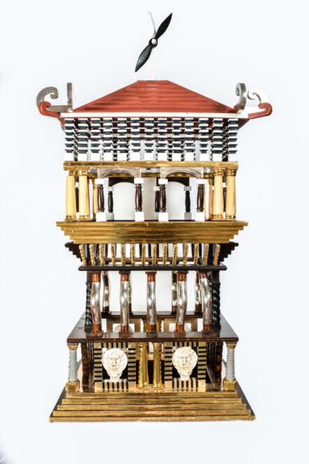 Pedro Friedeberg, ‘Pagoda Cabalística Orgánica Frenológica’, 2019