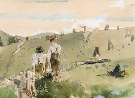 Winslow Homer, ‘Boys on a Hillside’, 1879
