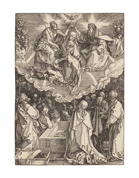 Albrecht Dürer, ‘The Assumption and Coronation of the Virgin, from: The Life of the Virgin (B. 94; M., Holl. 206; S.M.S. 184)’, 1510