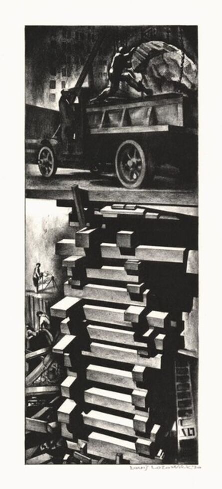 Louis Lozowick, ‘Construction (Excavation)’, 1930