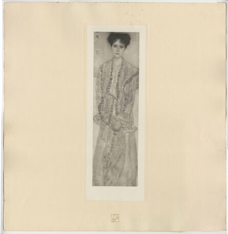 Gustav Klimt, ‘Portrait of Gertha Felsövanyi (Frau G. Eissler von Terramare) [Das Werk Gustav Klimts]’, 1914
