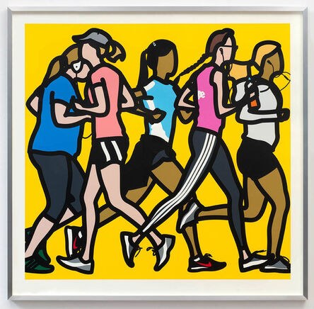 Julian Opie, ‘Running Women’, 2016