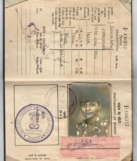Soheila Sokhanvari, ‘Indian Passport’, 2010