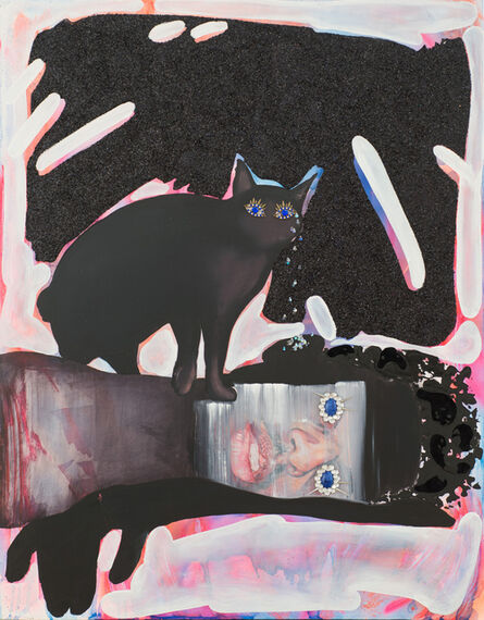 Devan Shimoyama, ‘Black Kitty Chrystalline Tears Healing the Black Boy's Tainted Ears’, 2015