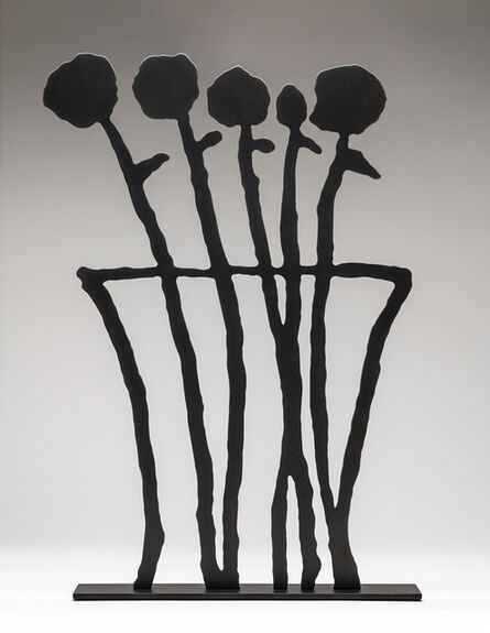 Donald Baechler, ‘Black Flowers (sculpture)’, 2019