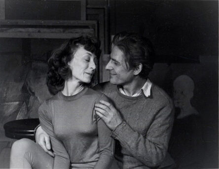 Ellen Auerbach, ‘Elaine and Bill de Kooning, NY’, 1944