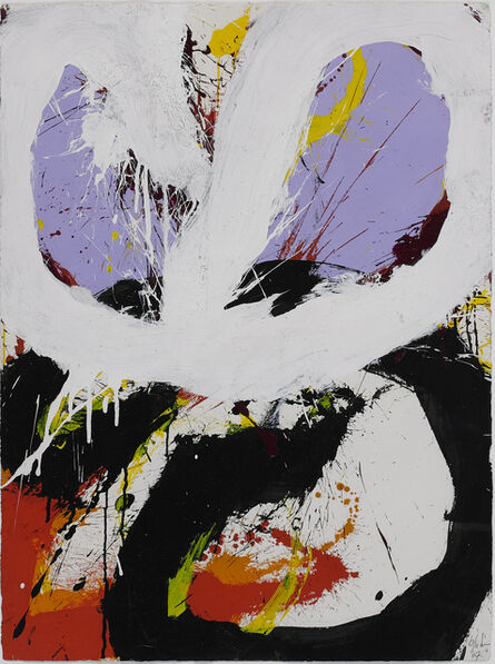 Norman Bluhm, ‘Lavender, Red, White, Black’, 1967