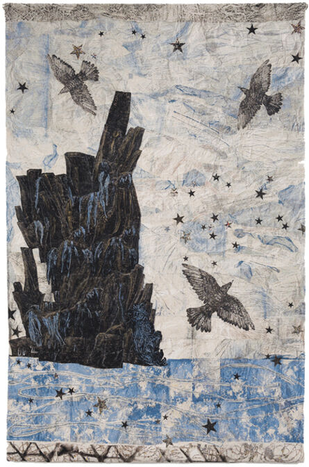 Kiki Smith, ‘Harbor, (Ocean-rocks-birds)’, 2015