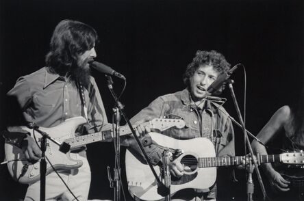 Bill Ray, ‘George Harrison and Bob Dylan, The Concert for Bangladesh’, 1971-printed later