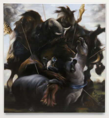 Hugo Wilson, ‘Hunt 4’, Oil on canvas