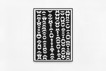 Carlos Amorales, ‘Black Cloud Typographical Patterns 3’, 2019