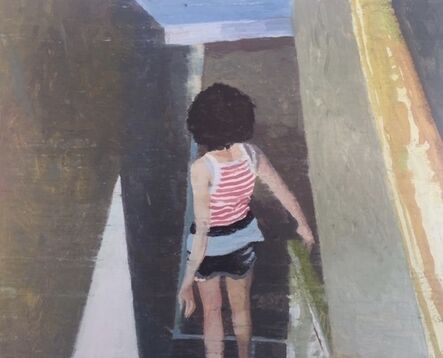 Mark Entwisle, ‘A Girl on the Stairs’, 2019