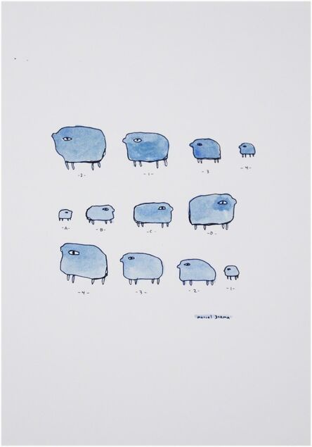 Marcel Dzama, ‘Untitled (sheep)’, ca. 1999