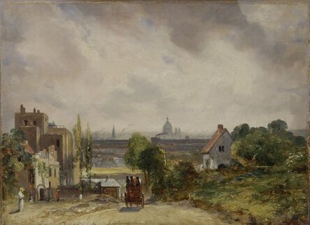 John Constable, ‘Sir Richard Steele's Cottage, Hampstead’, 1831 to 1832