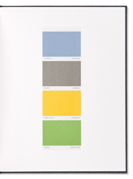 Peter Wegner, ‘Remarks * Color * Remarks on Color’, 1998