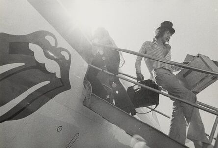 Annie Leibovitz, ‘Mick Jagger Disembarking from Plane’, circa 1972