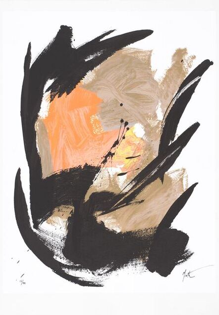 Jean Miotte, ‘Mancha naranja central’, 2006