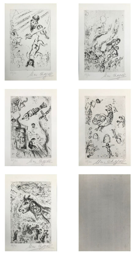Marc Chagall, ‘LETTRE A PORTFOLIO’, 1969