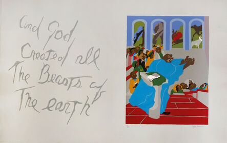 Jacob Lawrence, ‘And God Created all the Beasts of the Earth’, 1990