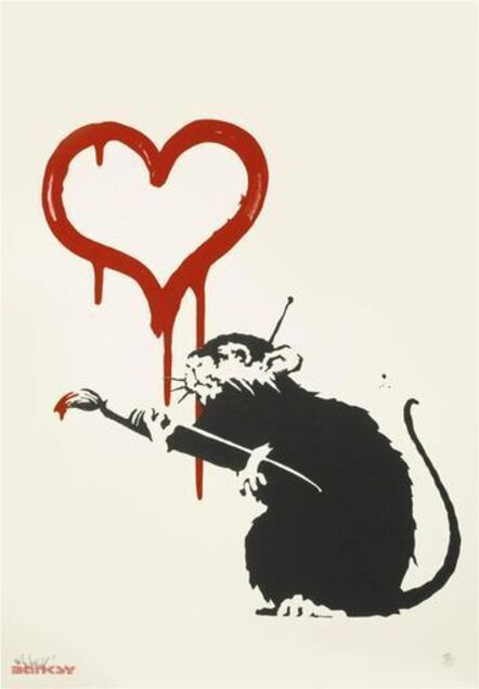 Banksy, ‘Love Rat (Unsigned)’, 2004