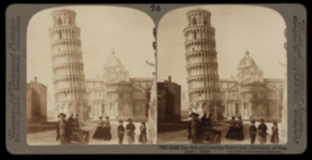 Bert Underwood, ‘Famous leaning tower and Cathedral at Pisa’, 1900