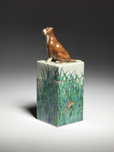 Kensuke Fujiyoshi, ‘Hound and Grassland rectangular box’, 2021