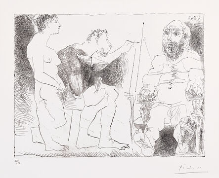 Pablo Picasso, ‘Peintre au Travail (Painter at Work)’, 1963