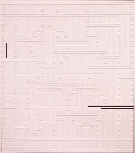 Arantxa Etcheverria, ‘Pink geometric pattern’, 2017