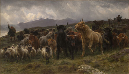 Rosa Bonheur, ‘Highland Raid’, 1860