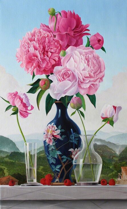 James Aponovich, ‘Peonies in a Japanese Vase’, 2013