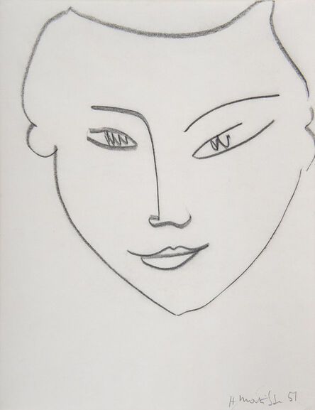 Henri Matisse, ‘Visage de femme’, 1951