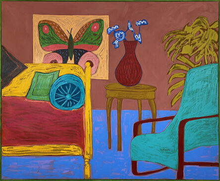 Mary Finlayson, ‘Parlor Room with Blue Vase’, 2021