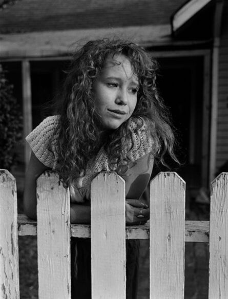 Mark Steinmetz, ‘Maia, Knoxville, TN (woman at fence)’, 1991