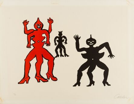 Alexander Calder, ‘Les folles de Saché’, 1975