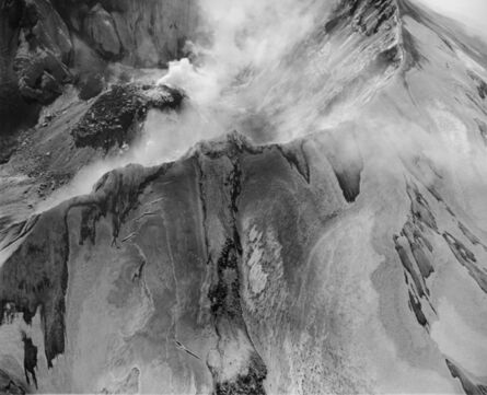 Frank Gohlke, ‘Aerial view: Mount St. Helens rim, crater and lava dome’, 1982