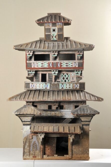 ‘Model of a five-level granary’, 25 -220 AD